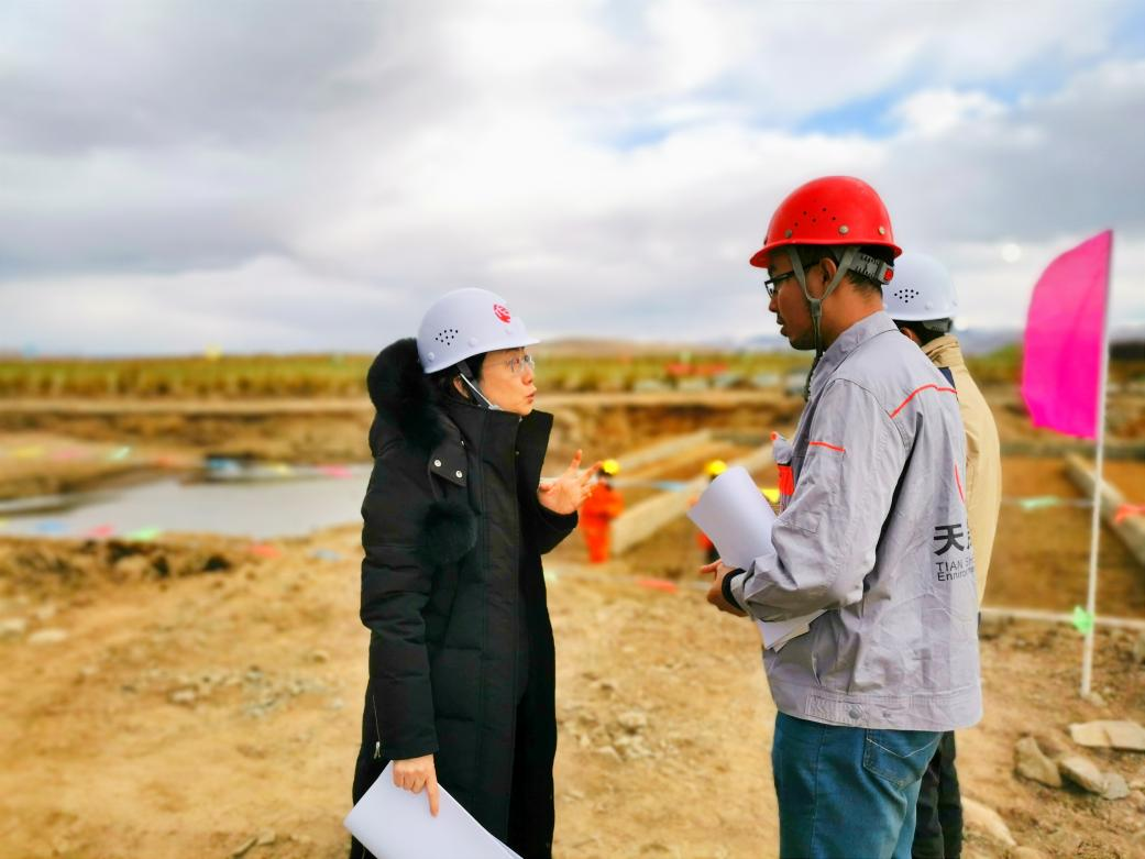 不懼嚴(yán)寒、攻堅(jiān)克難，天晟源環(huán)保人奮戰(zhàn)在紅原